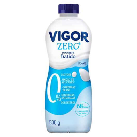 Iogurte Desnatado Batido Zero Lactose Vigor Zero + Garrafa 800g - Imagem em destaque