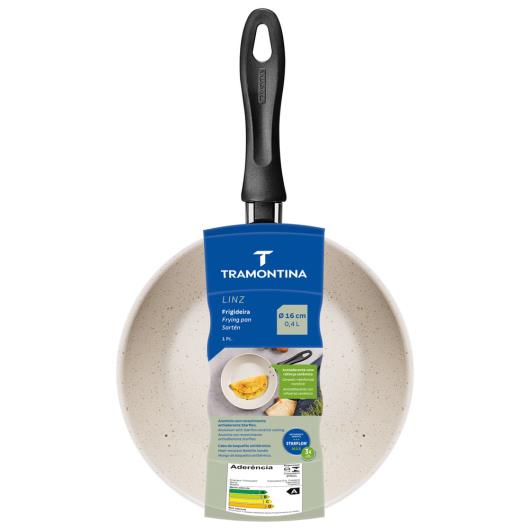 Frigideira Antiaderente Linz Bege Starflon Tramontina 16cm - Imagem em destaque