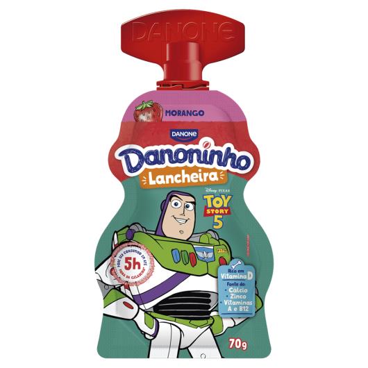 Iogurte Integral Morango Toy Story 5 Danoninho Lancheira Squeeze 70g - Imagem em destaque