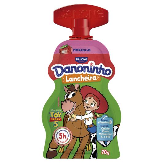 Iogurte Integral Morango Toy Story 5 Danoninho Lancheira Squeeze 70g - Imagem em destaque