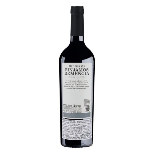 Vinho Argentino Tinto Finjamos Demencia Corte de Tintas 750ml - Imagem em destaque