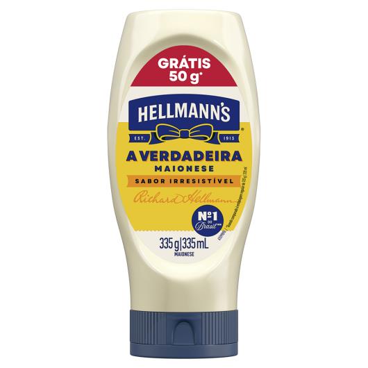 Maionese Hellmann's Squeeze Grátis 50g - 335g - Imagem em destaque
