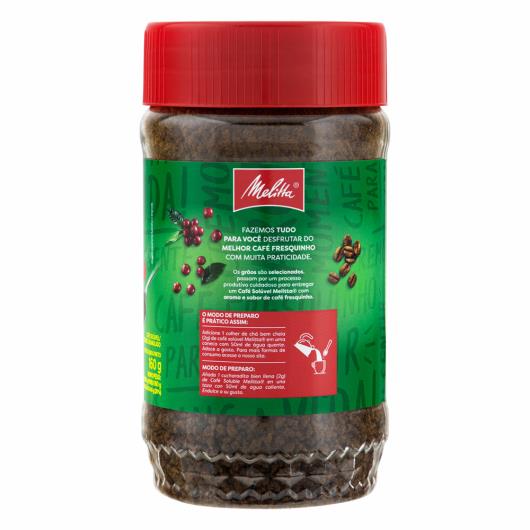 Café Solúvel Granulado Tradicional Melitta Pote 160g - Imagem em destaque