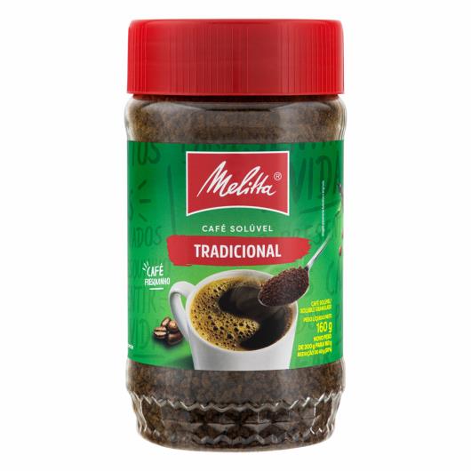 Café Solúvel Granulado Tradicional Melitta Pote 160g - Imagem em destaque