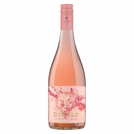 Vinho chileno meio seco rosé Diablo Luminous 750ml - Imagem em destaque
