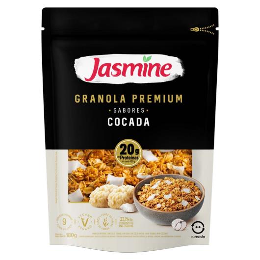 Granola Integral Cocada Jasmine Premium Pouch 180g - Imagem em destaque