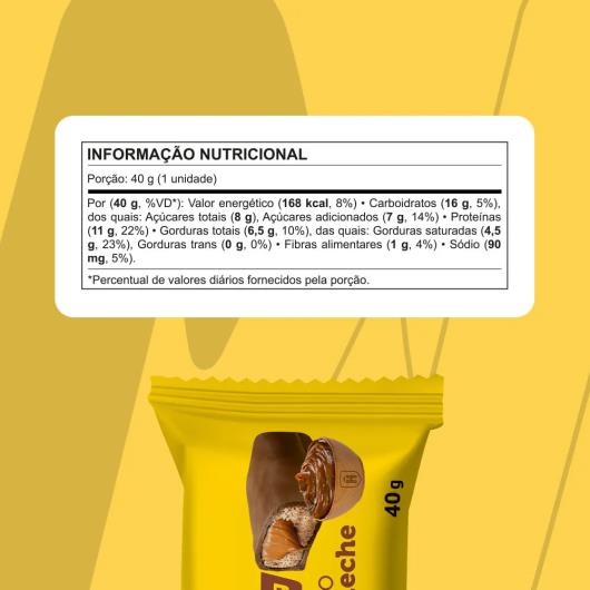 Barra de Proteína Doce de Leite 11g de Proteínas Nutrata Havanna 40g - Imagem em destaque