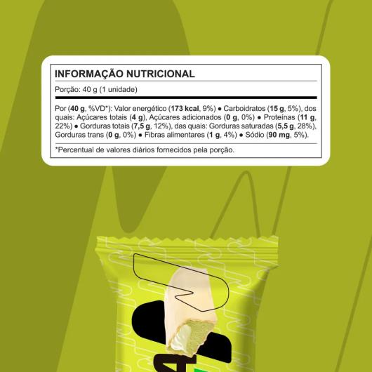 Barra de Proteína Torta de Limão 11g de Proteínas Nutrata Grego 40g - Imagem em destaque