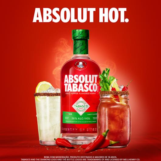 Vodka Absolut Tabasco 750ml - Imagem em destaque