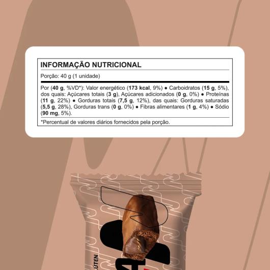 Barra de Proteína Whey Grego Brigadeiro Nutrata 40g - Imagem em destaque