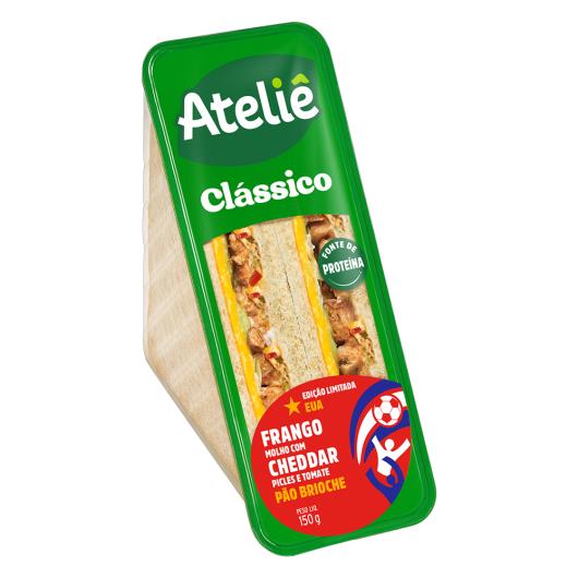 Sanduíche Frango com Cheddar Ateliê Clássico 150g - Imagem em destaque