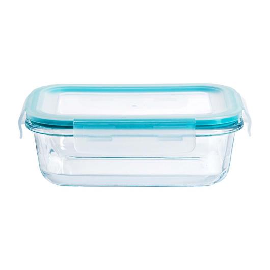 Pote Hermético Borossilicato Retangular Verde Ruvolo Vidro 350ml - Imagem em destaque