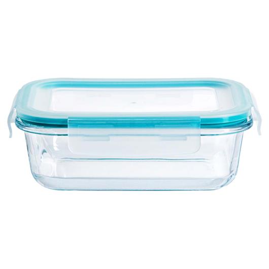 Pote Hermético Borossilicato Retangular Verde Ruvolo Vidro 1030ml - Imagem em destaque