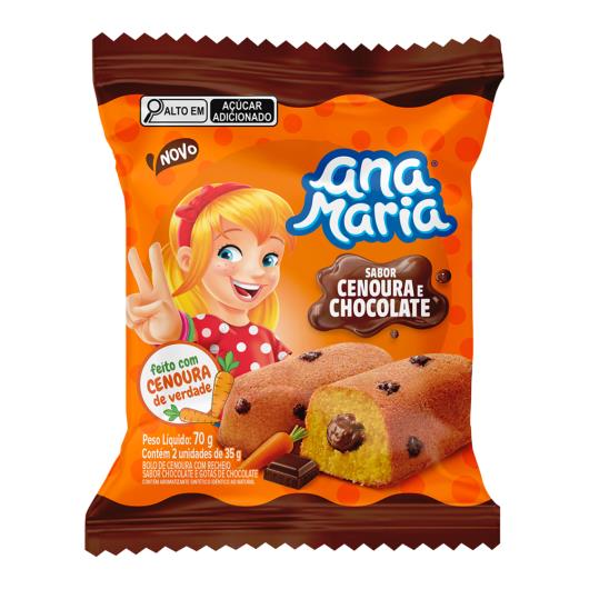 Bolo cenoura com chocolate Ana Maria 70g - Imagem em destaque
