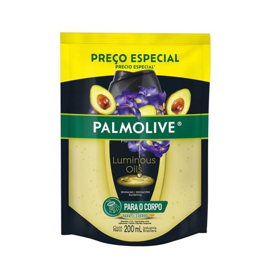 Sabonete Líquido Abacate e Íris Palmolive Luminous Oils Sachê 200ml - Imagem em destaque