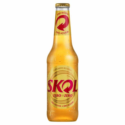 Cerveja Puro Malte Zero Álcool sem Glúten Skol Long Neck 330ml - Imagem em destaque