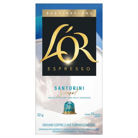 Cápsula Café santorini sunset L´or 10un - 52g - Imagem em destaque