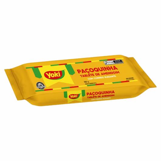 Paçoquinha com correio elegante Yoki Tablete 180g - Imagem em destaque