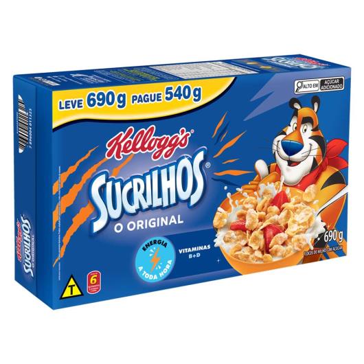 Cereal Matinal Original Kellogg's Sucrilhos Caixa Leve 690g Pague 540g - Imagem em destaque