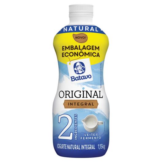 Iogurte Natural Integral Batavo Original Garrafa 1,15kg Embalagem Econômica - Imagem em destaque