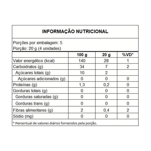 Bala de Banana Zero Adição de Açúcar Santo Antônio 100g - Imagem em destaque