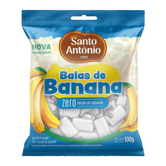 Bala de Banana Zero Adição de Açúcar Santo Antônio 100g - Imagem em destaque