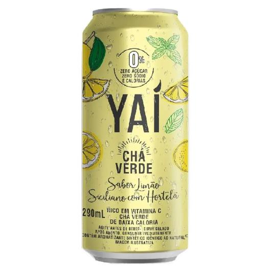 Chá Verde Limão Siciliano com Hortelã Yaí Lata 290ml - Imagem em destaque