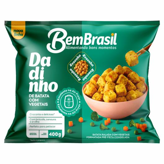 Dadinho de Batata com Vegetais Pré-Frito Bem Brasil Congelada Pacote 400g - Imagem em destaque
