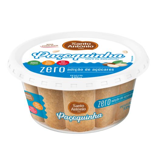Paçoquinha Zero Adição de Açúcar Santo Antônio 135g - Imagem em destaque