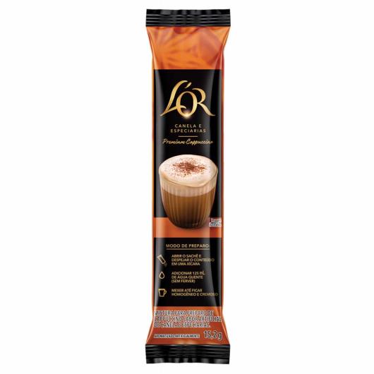 Cappuccino Solúvel Canela e Especiarias L'or Sachê 15,2g - Imagem em destaque