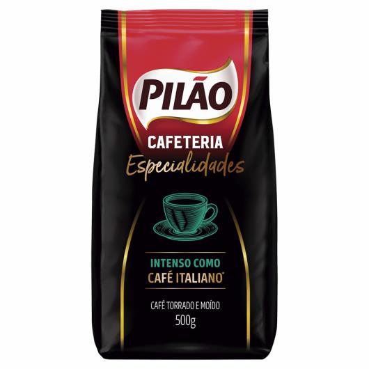 Café Torrado e Moído Italiano Pilão Cafeteria Especialidades Pouch 500g - Imagem em destaque