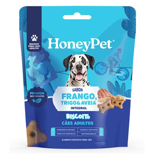 Biscoito para Cães Adultos Frango Honey Pet Pouch 400g - Imagem em destaque