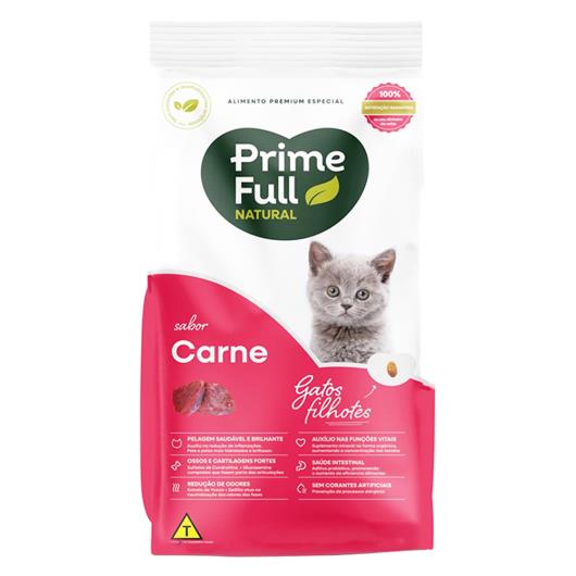 Ração para Gatos Filhotes Carne Prime Full Pacote 900g - Imagem em destaque