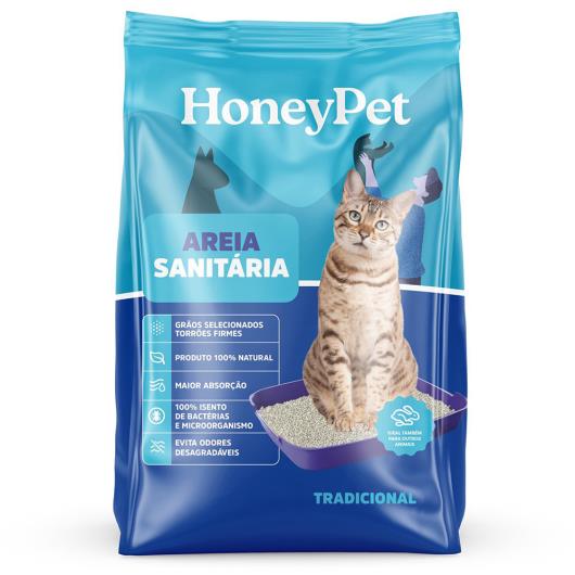 Areia Sanitária para Gatos Tradicional Honey Pet Pacote 4kg - Imagem em destaque