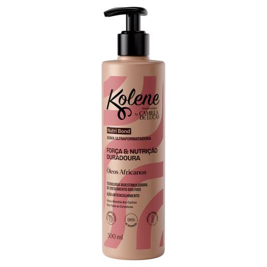 Goma Creme Ultraformatadora Nutri Bond Óleos Africanos Kolene by Camilla de Lucas Frasco Pump 500ml - Imagem em destaque