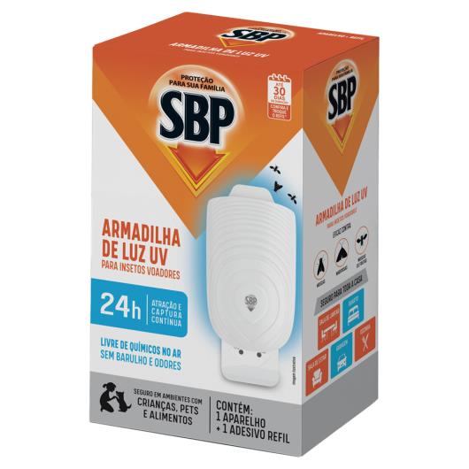 Armadilha de Luz para Insetos 24h SBP Kit 1 Aparelho + 1 Refil - Imagem em destaque