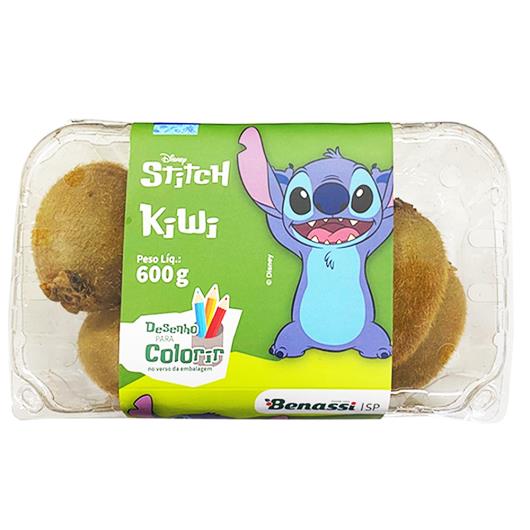 Kiwi com Desenho para Colorir Stitch Bandeja 600g - Imagem em destaque