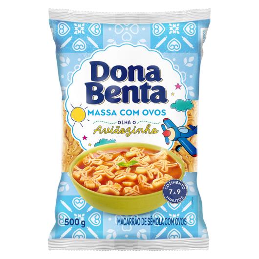 Macarrão com Ovos Aviãozinho Dona Benta Pacote 500g - Imagem em destaque