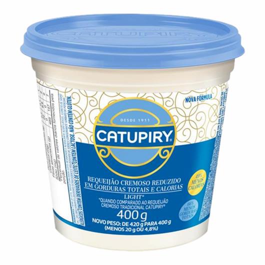 Requeijão Cremoso Light Catupiry Pote 400g - Imagem em destaque