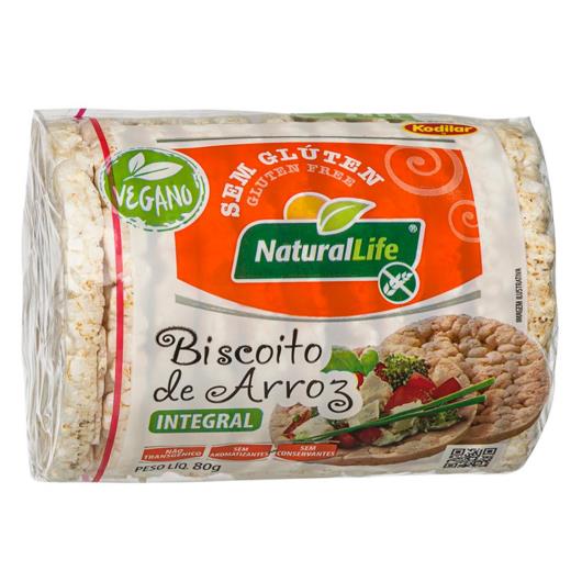 Biscoito de Arroz Integral Natural Life 80g - Imagem em destaque