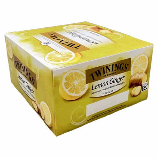 Chá Lemon Ginger Twinings Infusions Caixa 75g 50 Unidades - Imagem em destaque