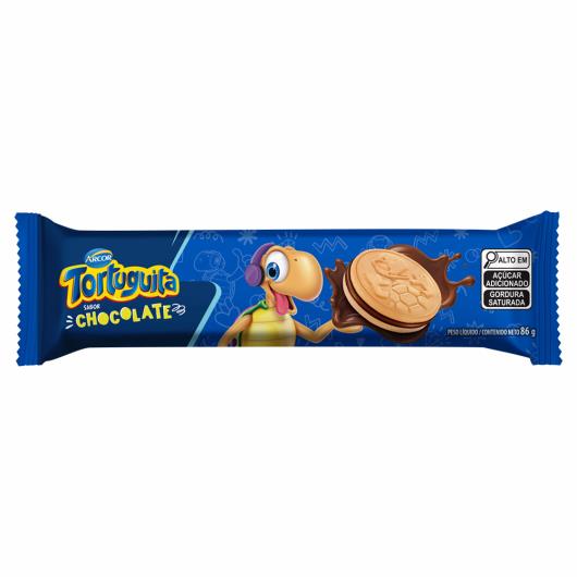 Biscoito Baunilha Recheio Chocolate Arcor Tortuguita 86g - Imagem em destaque