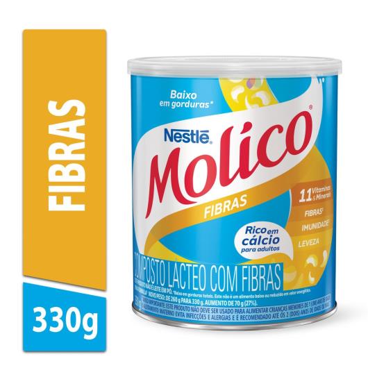 Composto Lácteo Fibras Molico Lata 330g - Imagem em destaque