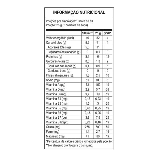 Composto Lácteo Fibras Molico Lata 330g - Imagem em destaque