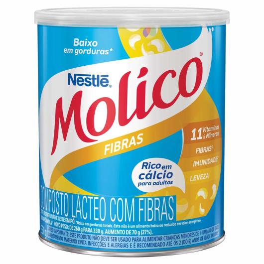 Composto Lácteo Fibras Molico Lata 330g - Imagem em destaque
