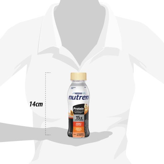 Bebida Láctea Vitamina de Frutas 15g de Proteínas Zero Lactose Nutren Protein Frasco 260ml - Imagem em destaque