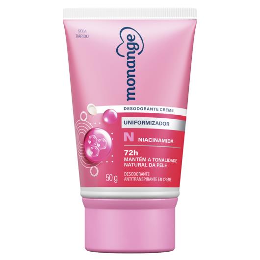 Antitranspirante em Creme Uniformizador com Niacinamida Monange 50g - Imagem em destaque