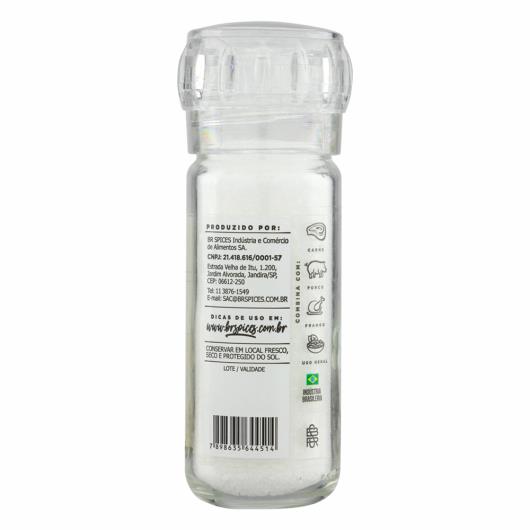 Sal Marinho com Moedor Integral BR Spices Salt Selection Vidro 100g - Imagem em destaque