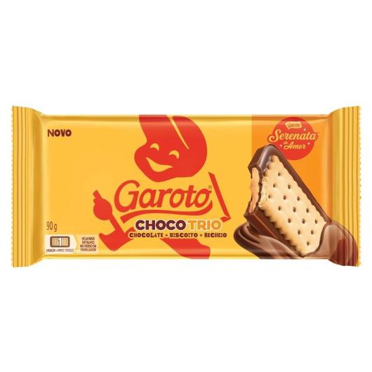 Chocolate Recheio Serenata de Amor Garoto Chocotrio 90g - Imagem em destaque