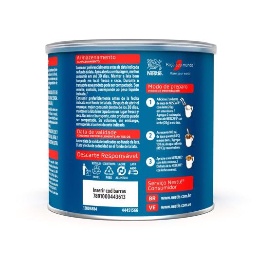 Café com Leite Solúvel Nescafé Lata 300g - Imagem em destaque